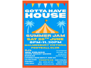 Gotta Have House - Summer Jam at Malmesbury Victoria Football Club